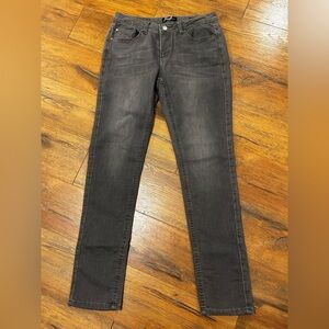 Earl Jean Women’s 6 Skinny Charcoal Gray Denim Jeans Pants Bottoms